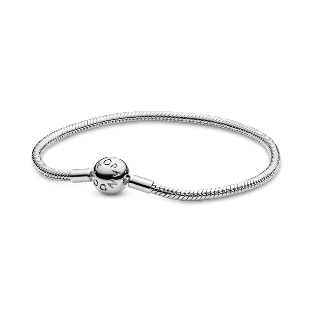 Brazalete Cadena de Serpiente con Cierre Redondo Pandora Moments