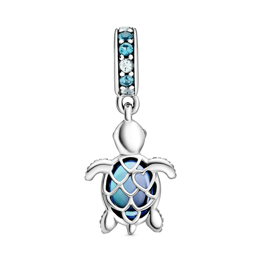 Charm Colgante Tortuga de Mar de Cristal Murano